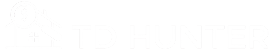 TD Hunter Logo - white